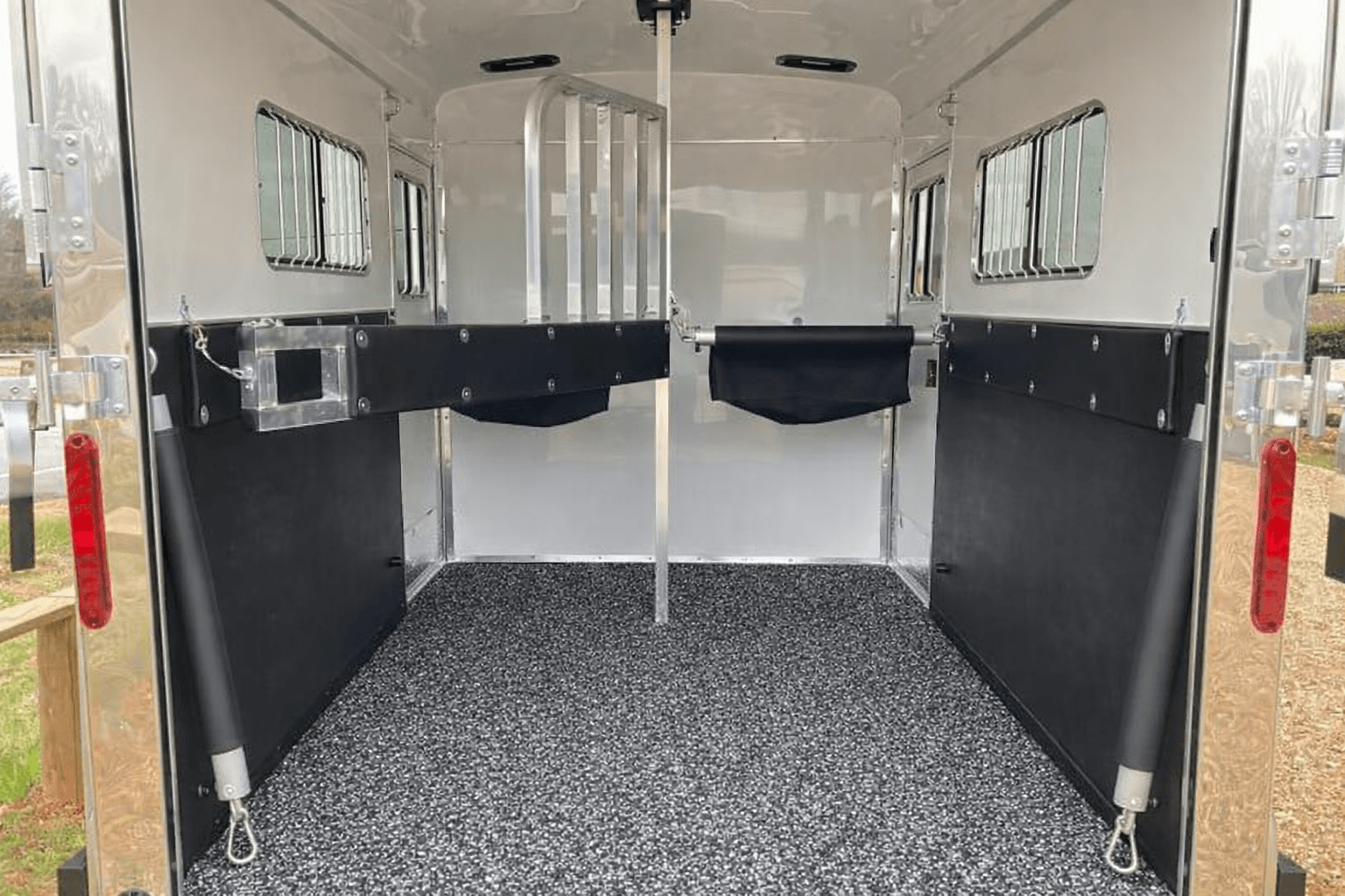 Stressless Remodeling Equine Trailer with RubberStone Flooring